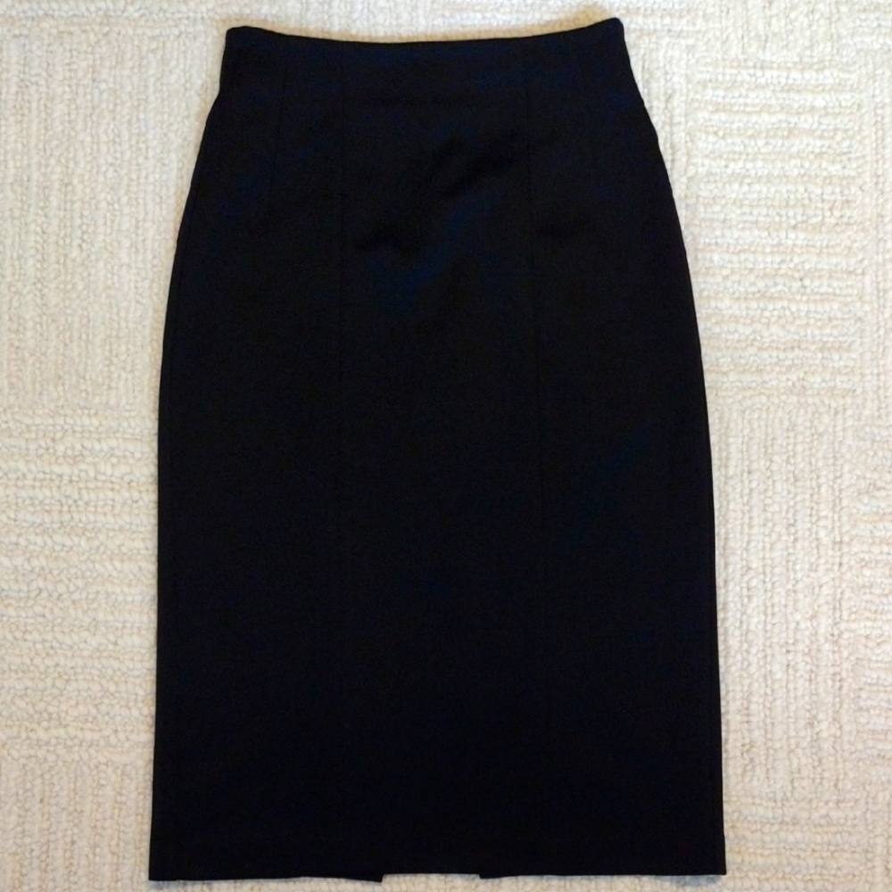 New York & Company Black Midi Pencil Skirt